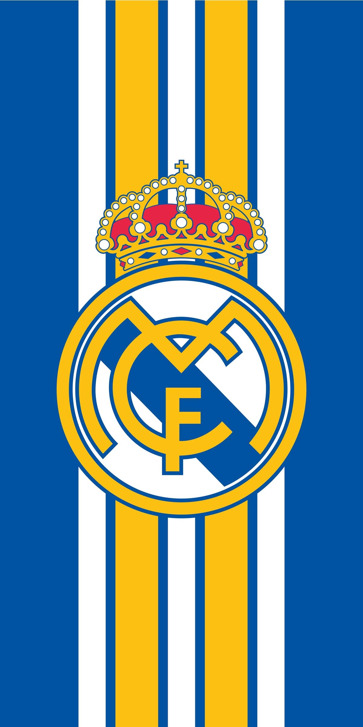 Soccer Real Madrid, Defender, 30x60" Beach Towel