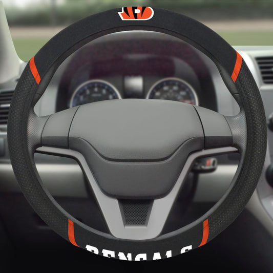 NFL Cincinnati Bengals, Embroidered Steering Wheel Cover