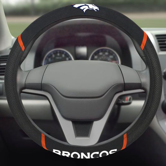 NFL Denver Broncos, Embroidered Steering Wheel Cover