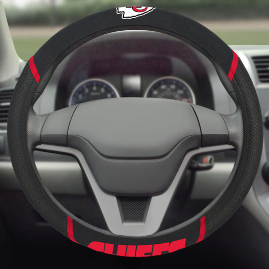 NFL Kansas City Chiefs, Embroidered Steering Wheel Cover