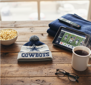 NFL Dallas Cowboys, Ball Ornament with Beanie Inside