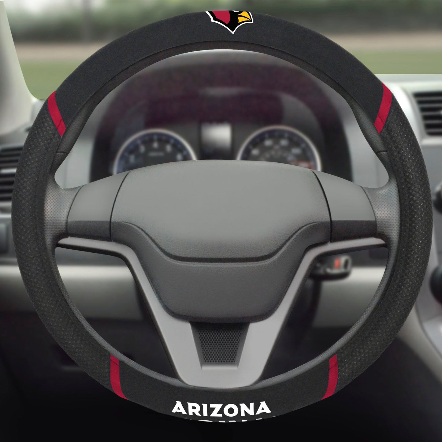 Arizona Cardinals, Embroidered Steering Wheel Cover - Officially Licensed My Store Fan Gear - Apparel category - Fan Trendz