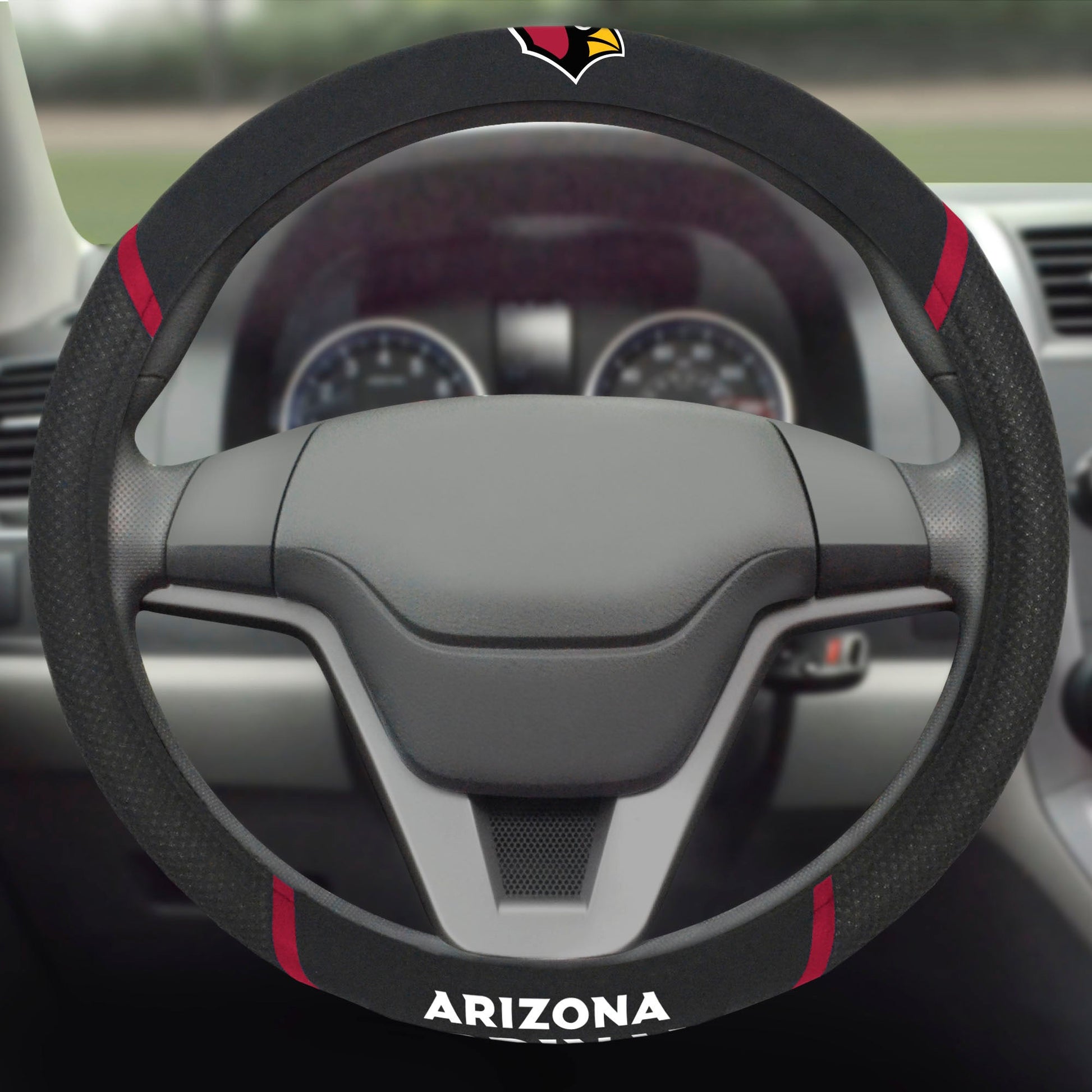 Arizona Cardinals, Embroidered Steering Wheel Cover - Officially Licensed My Store Fan Gear - Apparel category - Fan Trendz