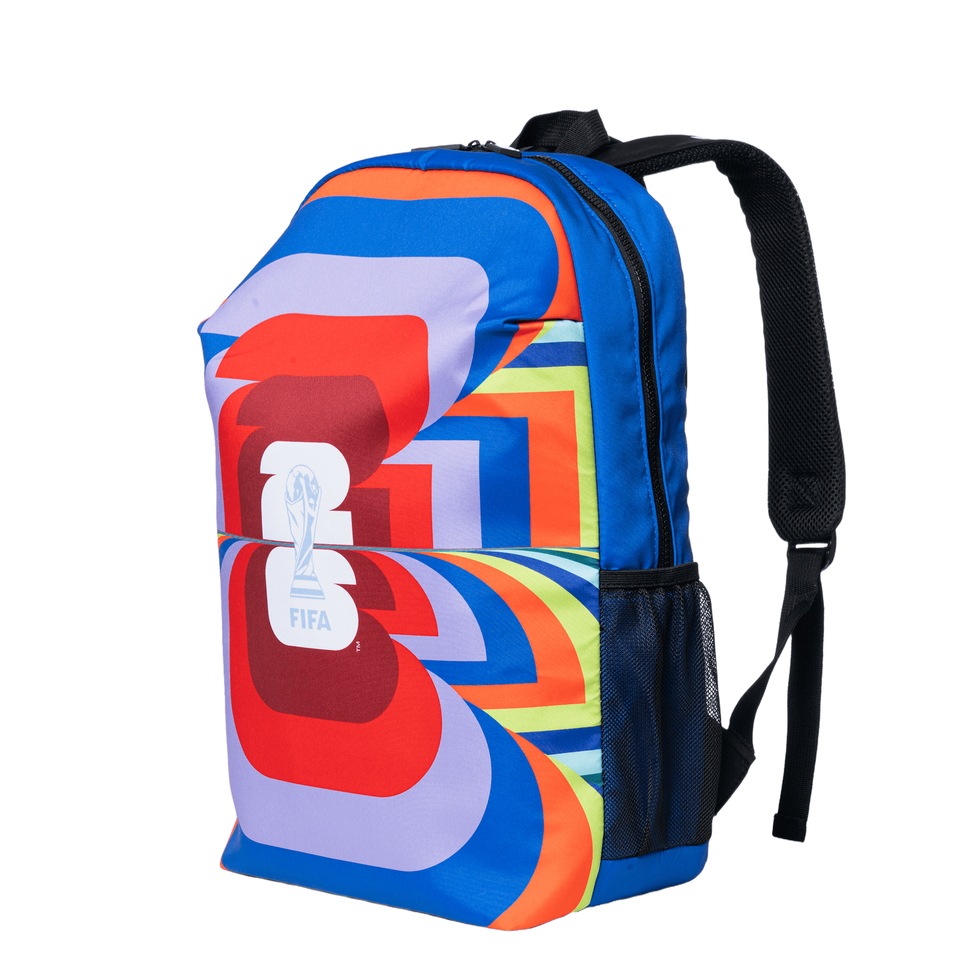 FIFA 26 Multicolor Backpack – Official Football Fan Edition - Officially Licensed Fan Trendz Fan Gear - Apparel category - Fan Trendz