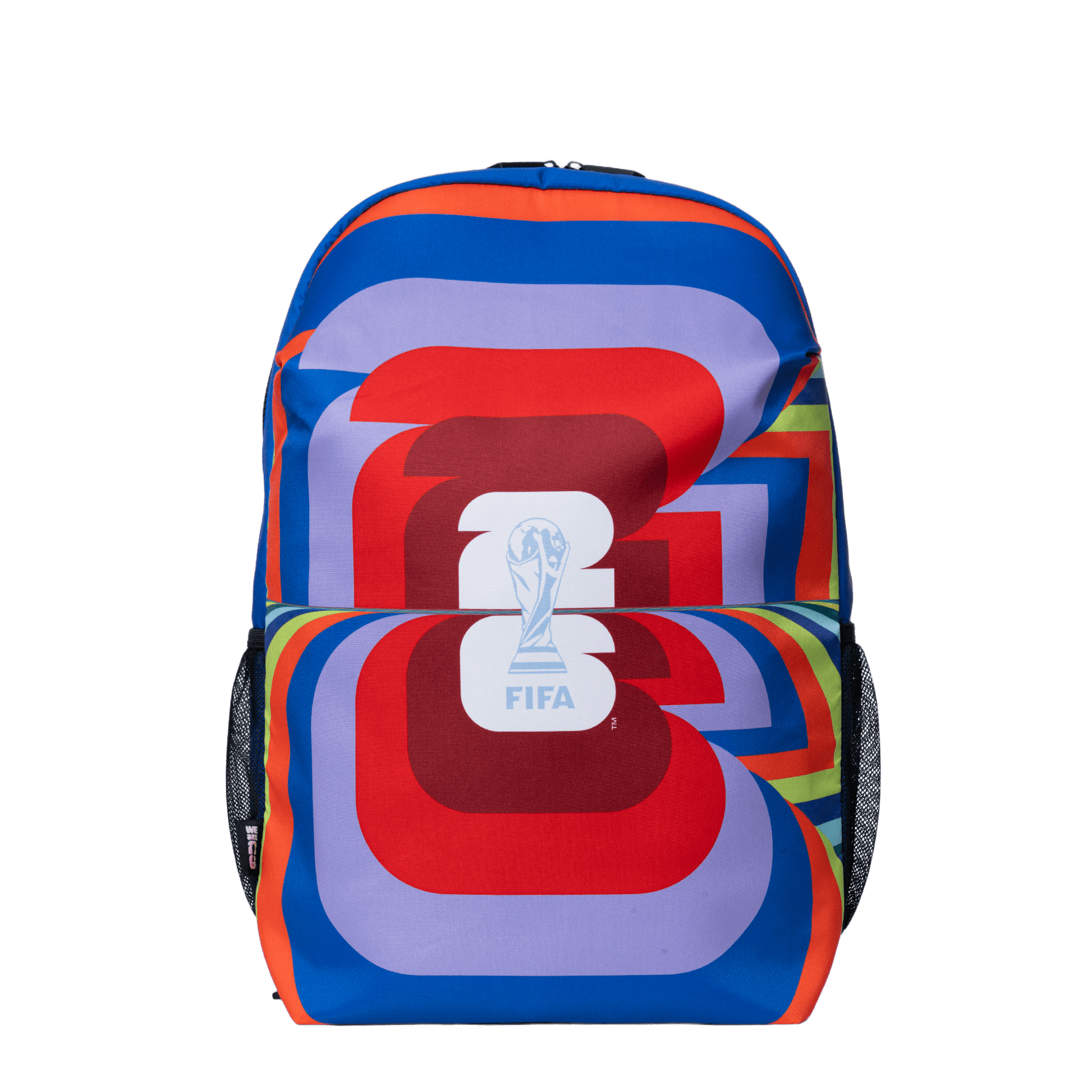 FIFA 26 Multicolor Backpack – Official Football Fan Edition - Officially Licensed Fan Trendz Fan Gear - Apparel category - Fan Trendz