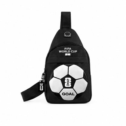 FIFA 3D Football Crossbody Bag – Official Football Fan Edition - Officially Licensed Fan Trendz Fan Gear - Apparel category - Fan Trendz