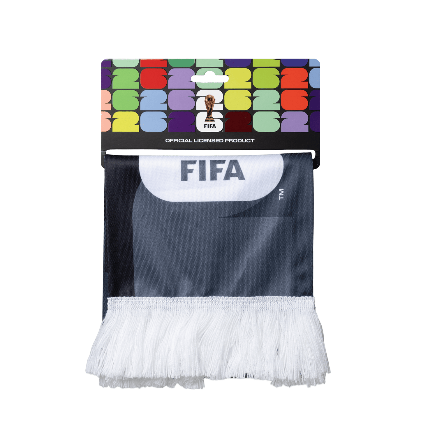 FIFA Black Football Scarf Polyester Birdeye Finish – Official Fan Supporter Edition 130–140 GSM - Officially Licensed Fan Trendz Fan Gear - Apparel category - Fan Trendz