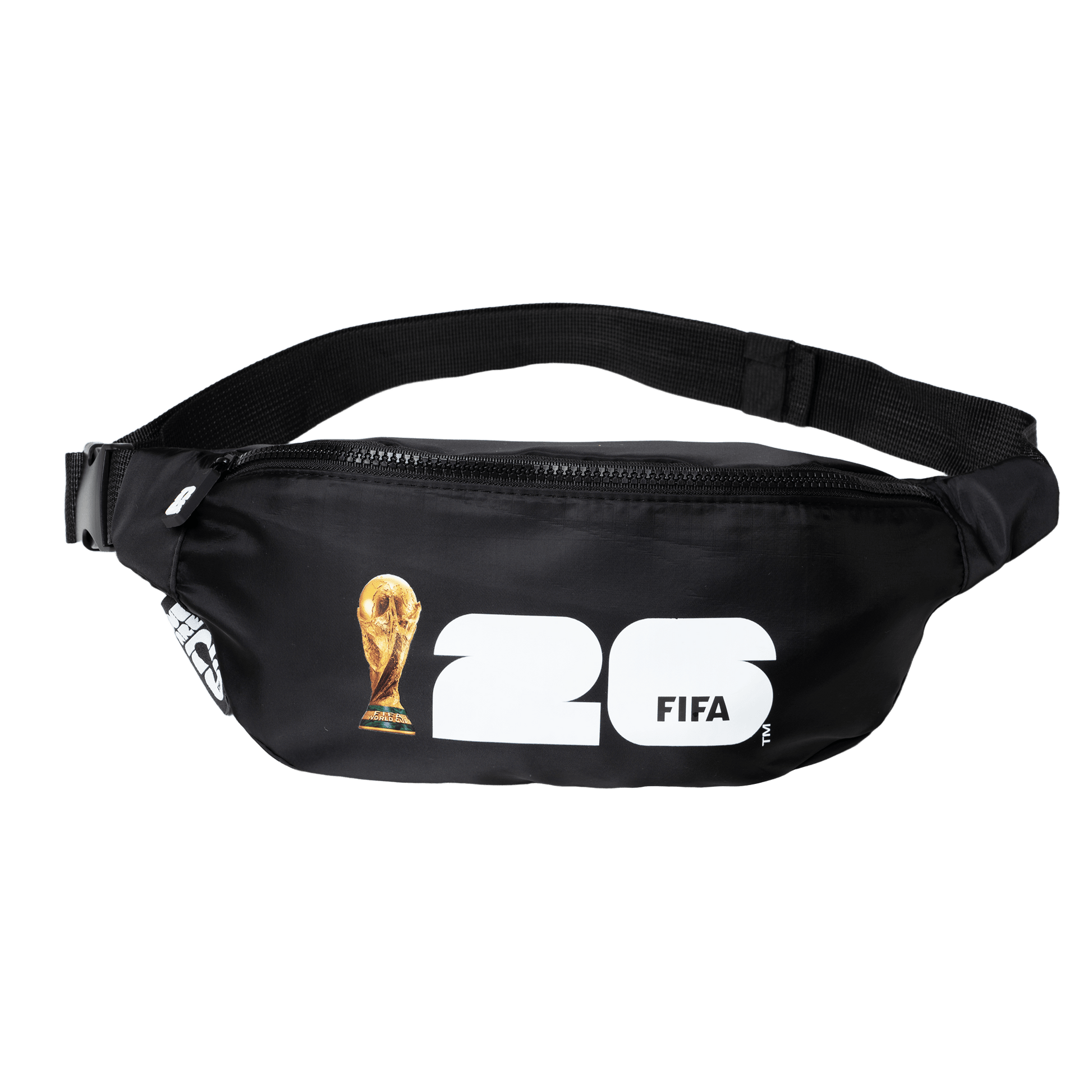 FIFA Black Logo Waist Bag (Fanny Pack) – Official Football Fan Edition - Officially Licensed Fan Trendz Fan Gear - Apparel category - Fan Trendz