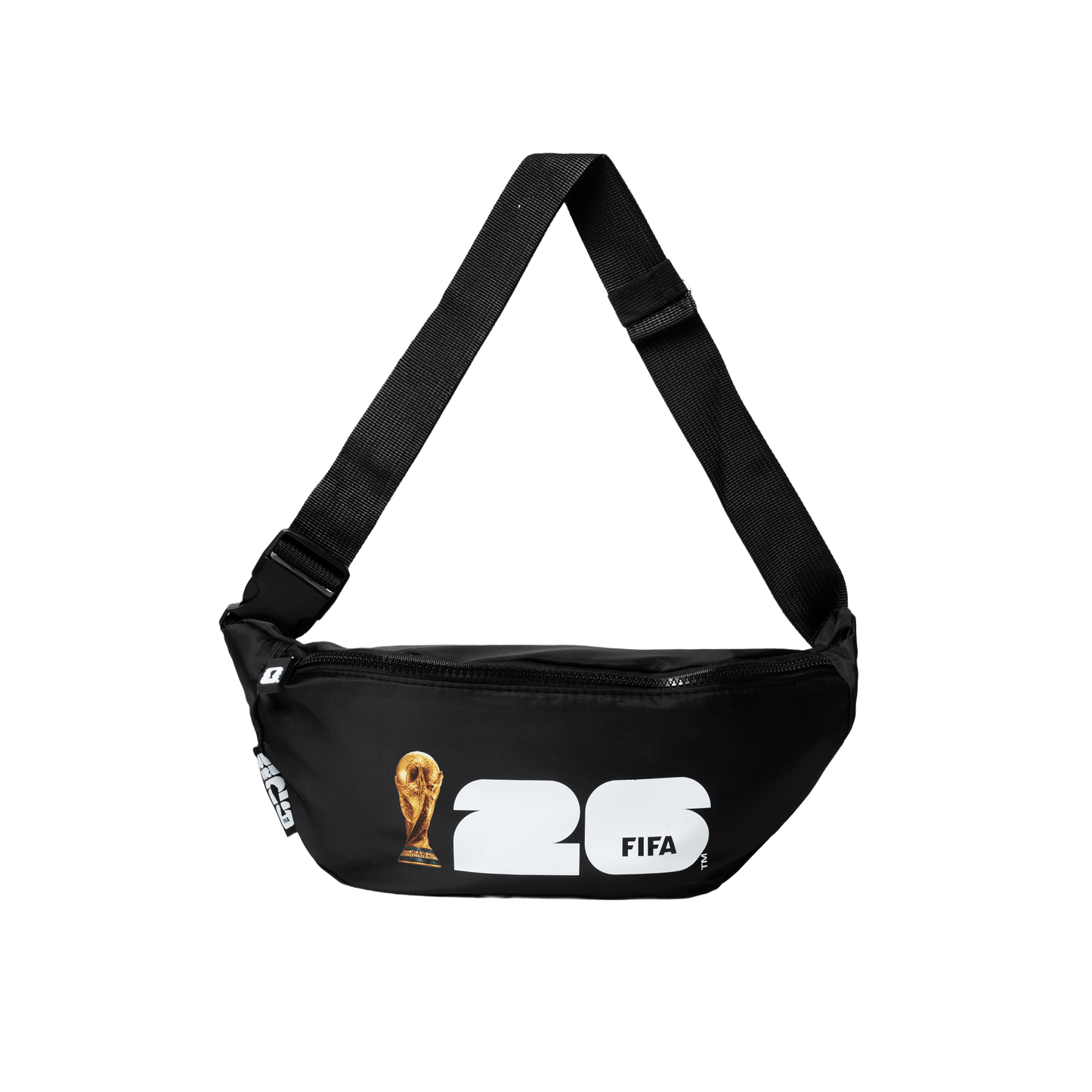 FIFA Black Logo Waist Bag (Fanny Pack) – Official Football Fan Edition - Officially Licensed Fan Trendz Fan Gear - Apparel category - Fan Trendz