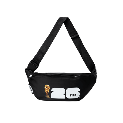 FIFA Black Logo Waist Bag (Fanny Pack) – Official Football Fan Edition - Officially Licensed Fan Trendz Fan Gear - Apparel category - Fan Trendz