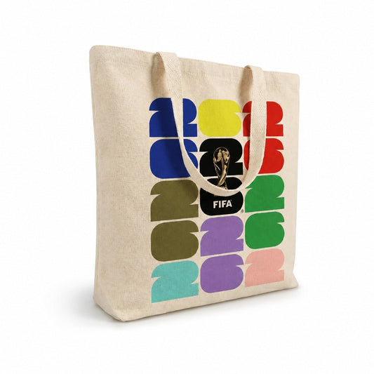 FIFA Canvas Tote Bag – Official Football Fan Edition Carry Bag - Officially Licensed Fan Trendz Fan Gear - Apparel category - Fan Trendz