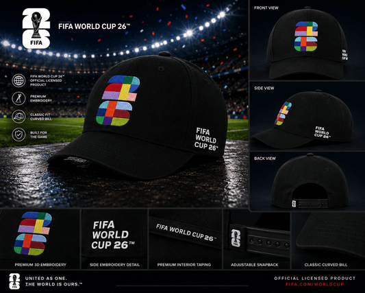 FIFA Color Logo 26 Baseball Cap – Official Fan Supporter Edition - Officially Licensed Fan Trendz Fan Gear - Apparel category - Fan Trendz