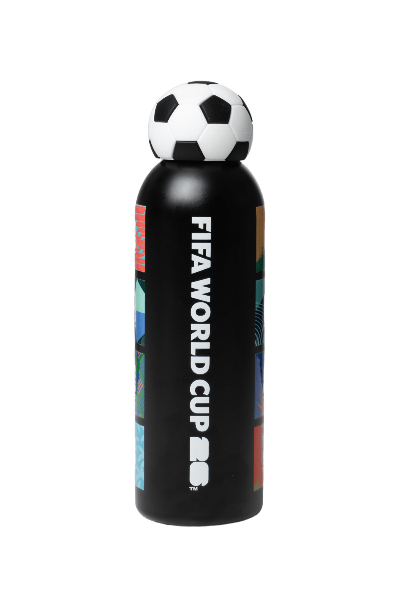 FIFA Host Cities 26 Football Bottle 800ml Stainless Steel with Football Lid – Official Fan Edition - Officially Licensed Fan Trendz Fan Gear - Apparel category - Fan Trendz