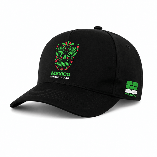 FIFA Mexico Black Baseball Cap – Official Fan Supporter Edition - Officially Licensed Fan Trendz Fan Gear - Apparel category - Fan Trendz