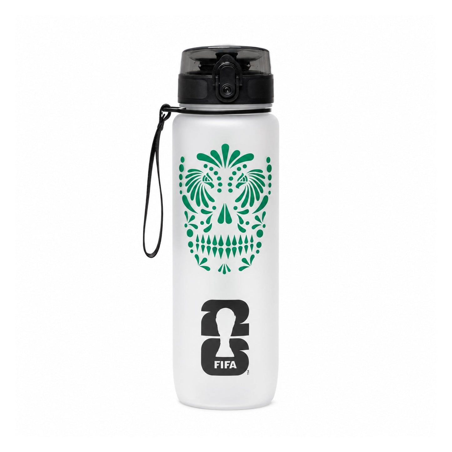FIFA Mexico Sport Water Bottle with Black Logo – Official Fan Edition - Officially Licensed Fan Trendz Fan Gear - Apparel category - Fan Trendz