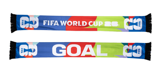 FIFA Multicolor Football Scarf Polyester Birdeye Finish – Official Fan Supporter Edition 130–140 GSM - Officially Licensed Fan Trendz Fan Gear - Apparel category - Fan Trendz