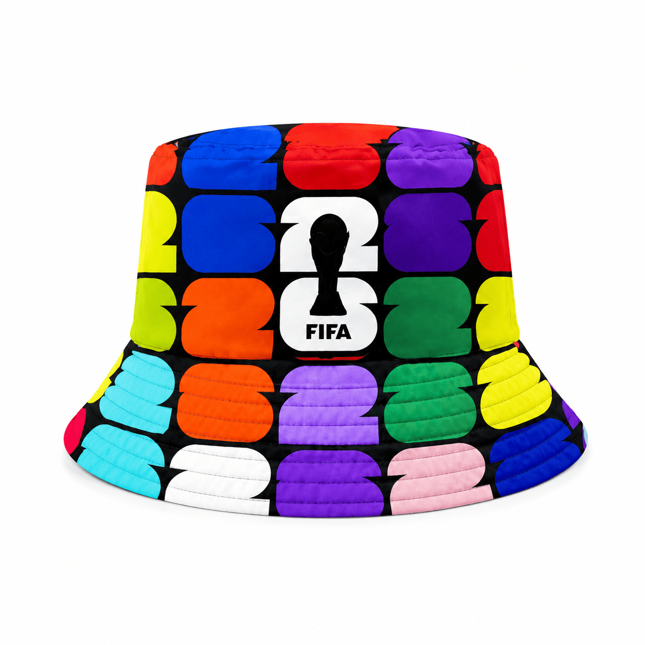 FIFA Multicolor Logo 26 Bucket Hat – Official Fan Supporter Edition - Officially Licensed Fan Trendz Fan Gear - Apparel category - Fan Trendz