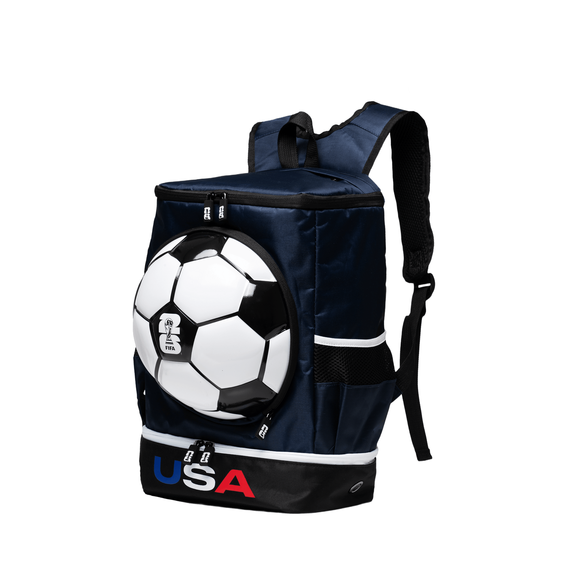 FIFA USA 3D Football Backpack – Official Football Fan Edition - Officially Licensed Fan Trendz Fan Gear - Apparel category - Fan Trendz
