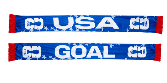 FIFA USA Football Scarf Polyester Birdeye Finish – Official Fan Supporter Edition 130–140 GSM - Officially Licensed Fan Trendz Fan Gear - Apparel category - Fan Trendz
