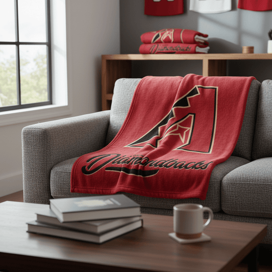 MLB Arizona Diamondbacks 50x60" Plush Throw Blanket - Fan Trendz