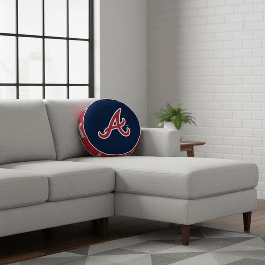 MLB Atlanta Braves - Cloud Soft "Puff" Pillow - Fan Trendz