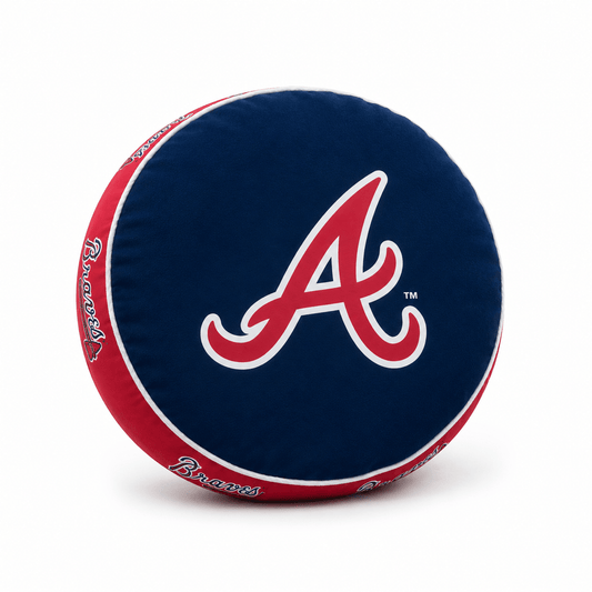 MLB Atlanta Braves - Cloud Soft "Puff" Pillow - Officially Licensed My Store Fan Gear - Apparel category - Fan Trendz