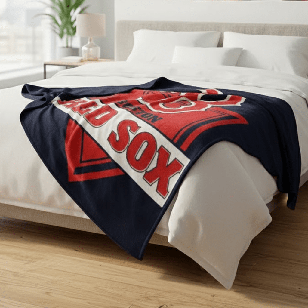 MLB Boston Red Sox 60 x 80" Plush Blanket - Officially Licensed My Store Fan Gear - Apparel category - Fan Trendz