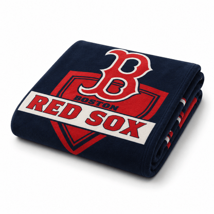 MLB Boston Red Sox Plush Blanket - Officially Licensed My Store Fan Gear - Apparel category - Fan Trendz