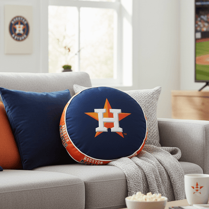 MLB Houston Astros - Cloud Soft "Puff" Pillow - Officially Licensed My Store Fan Gear - Apparel category - Fan Trendz