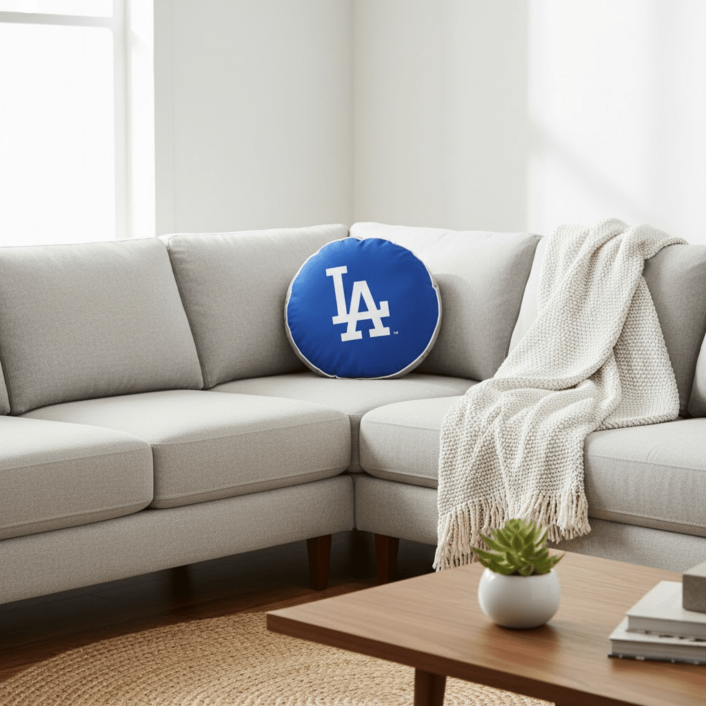 MLB Los Angeles Dodgers - Cloud Soft "Puff" Pillow - Officially Licensed My Store Fan Gear - Apparel category - Fan Trendz