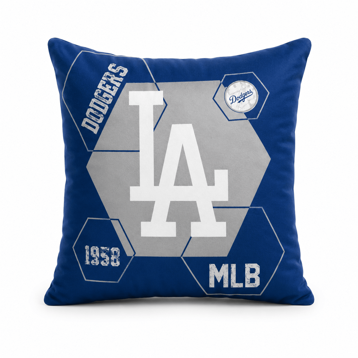 MLB Los Angeles Dodgers Velvet Plush 18x18" CUSHION - Officially Licensed My Store Fan Gear - Apparel category - Fan Trendz