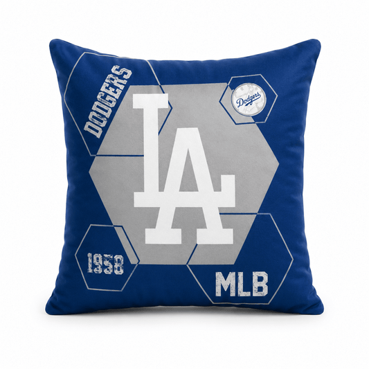 MLB Los Angeles Dodgers Velvet Plush 18x18" CUSHION - Officially Licensed My Store Fan Gear - Apparel category - Fan Trendz