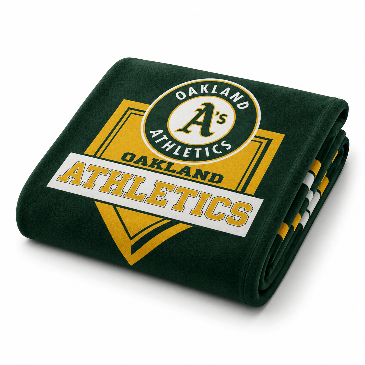 MLB Oakland Athletics Plush Blanket - Officially Licensed My Store Fan Gear - Apparel category - Fan Trendz