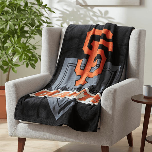 MLB San Francisco Giants 60 x 80" Plush Blanket - Officially Licensed My Store Fan Gear - Apparel category - Fan Trendz