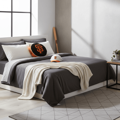 MLB SAN FRANCISCO GIANTS - Cloud Soft "Puff" Pillow - Officially Licensed My Store Fan Gear - Apparel category - Fan Trendz