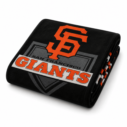 MLB San Francisco Giants Plush Blanket - Officially Licensed My Store Fan Gear - Apparel category - Fan Trendz