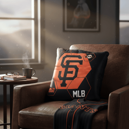 MLB San Francisco Giants Velvet Plush 18x18" CUSHION - Officially Licensed My Store Fan Gear - Apparel category - Fan Trendz
