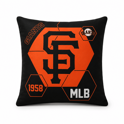 MLB San Francisco Giants Velvet Plush 18x18" CUSHION - Officially Licensed My Store Fan Gear - Apparel category - Fan Trendz