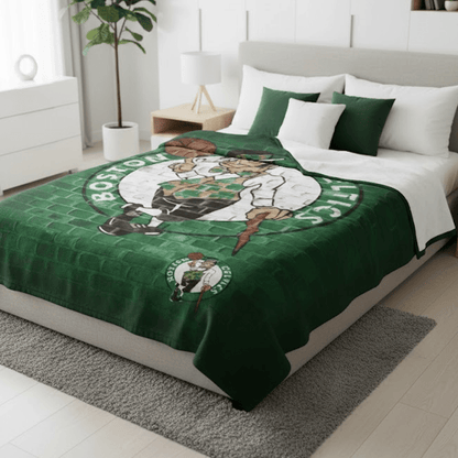 NBA Boston Celtics 60 x 80" Plush Blanket - Officially Licensed My Store Fan Gear - Apparel category - Fan Trendz