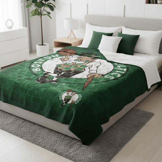 NBA Boston Celtics 60 x 80" Plush Blanket - Officially Licensed My Store Fan Gear - Apparel category - Fan Trendz