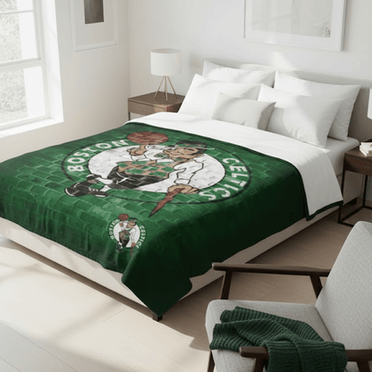 NBA Boston Celtics 60 x 80" Plush Blanket - Officially Licensed My Store Fan Gear - Apparel category - Fan Trendz