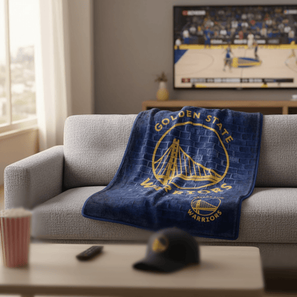 NBA Golden State Warriors 60 x 80" Plush Blanket - Fan Trendz