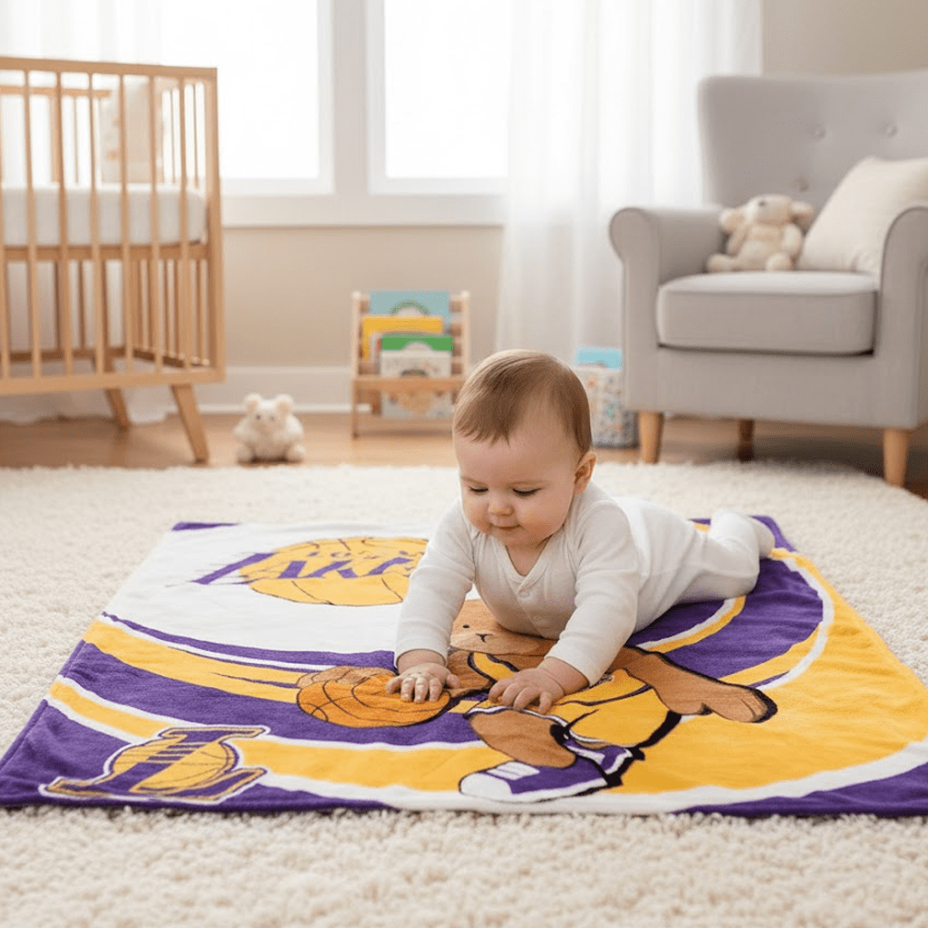 NBA Los Angeles Lakers Baby Plush Blanket - Fan Trendz
