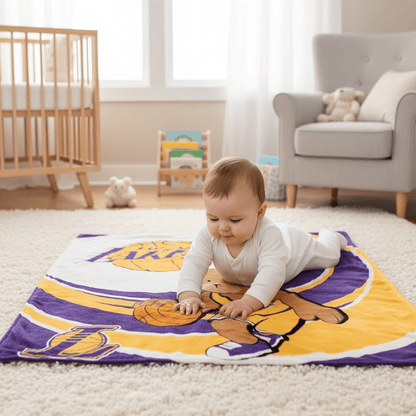 NBA Los Angeles Lakers Baby Plush Blanket - Fan Trendz