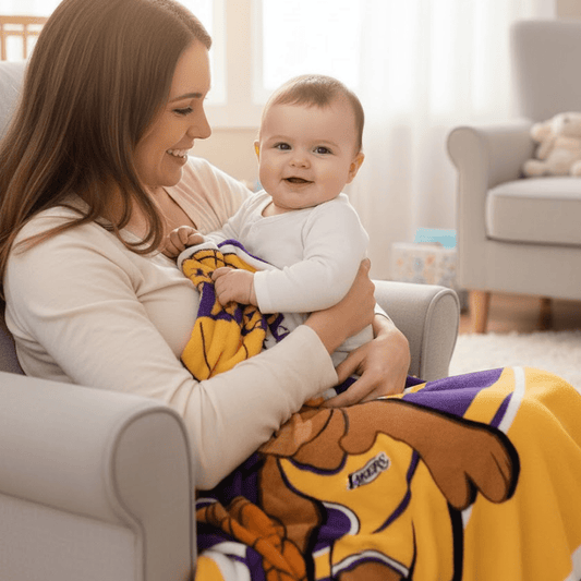 NBA Los Angeles Lakers Baby Plush Blanket - Fan Trendz