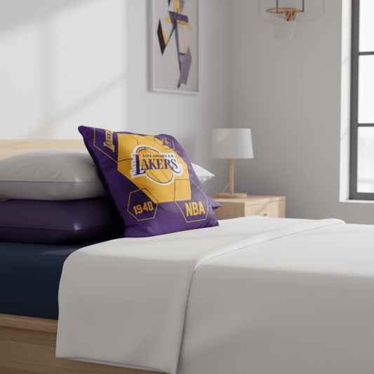 NBA Los Angeles Lakers Velvet Plush 18x18" CUSHION - Fan Trendz