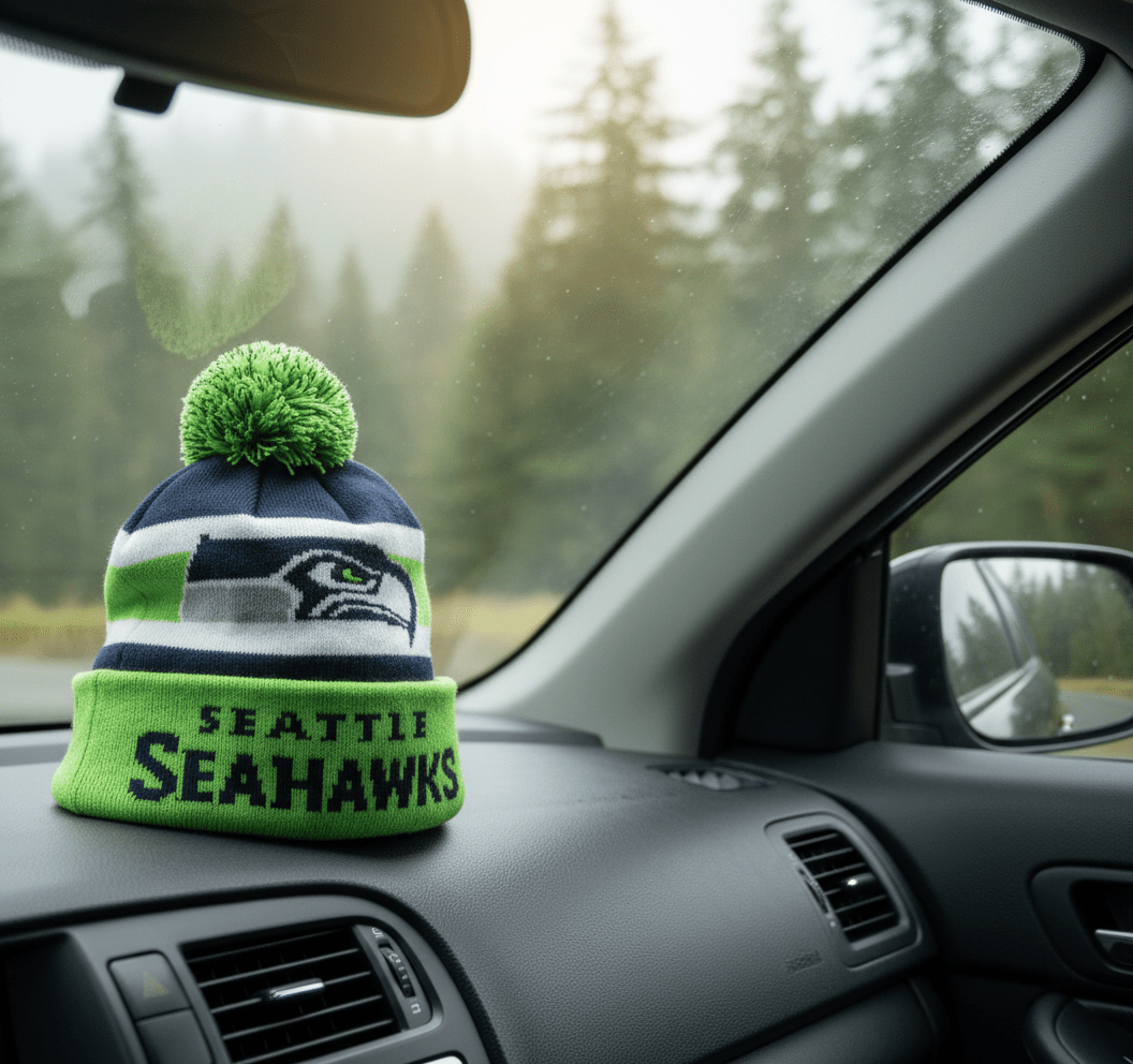 NBA Seattle Seahawks, Ball Oranament with Beanie Inside - Fan Trendz