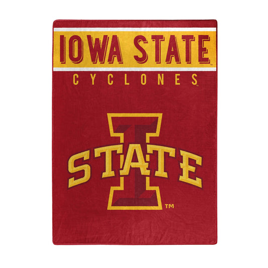 NCAA Iowa State University Cyclones Tide 60 x 80" Plush Blanket - Officially Licensed My Store Fan Gear - Apparel category - Fan Trendz