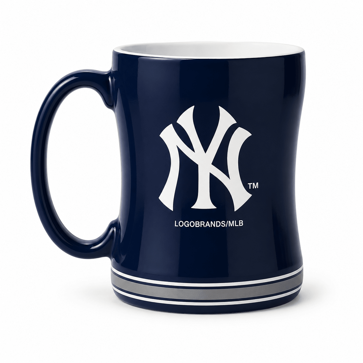 New York Yankees Team Color 14oz Embossed Ceramic Relief Mug - Officially Licensed My Store Fan Gear - Apparel category - Fan Trendz