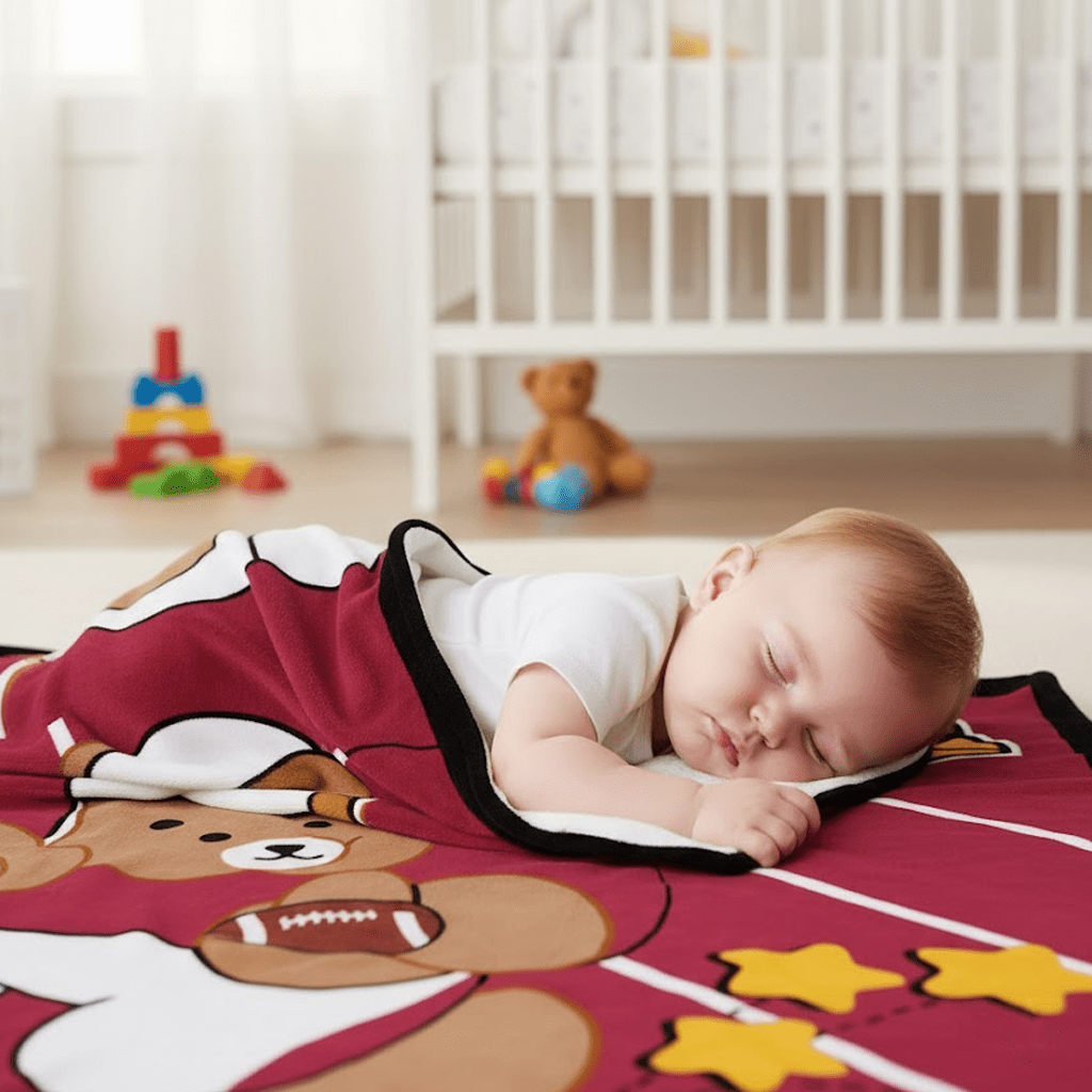 NFL Arizona Cardinals Baby Size Plush Blanket - Officially Licensed My Store Fan Gear - Apparel category - Fan Trendz